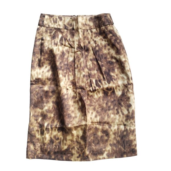 Silk Wool Pencil Skirt Women's 0 - Picture 1 of 9